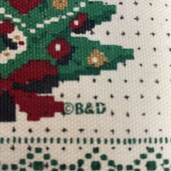 B & D Vintage Christmas Pot Holder - Holiday Charm - Picture 2 of 6